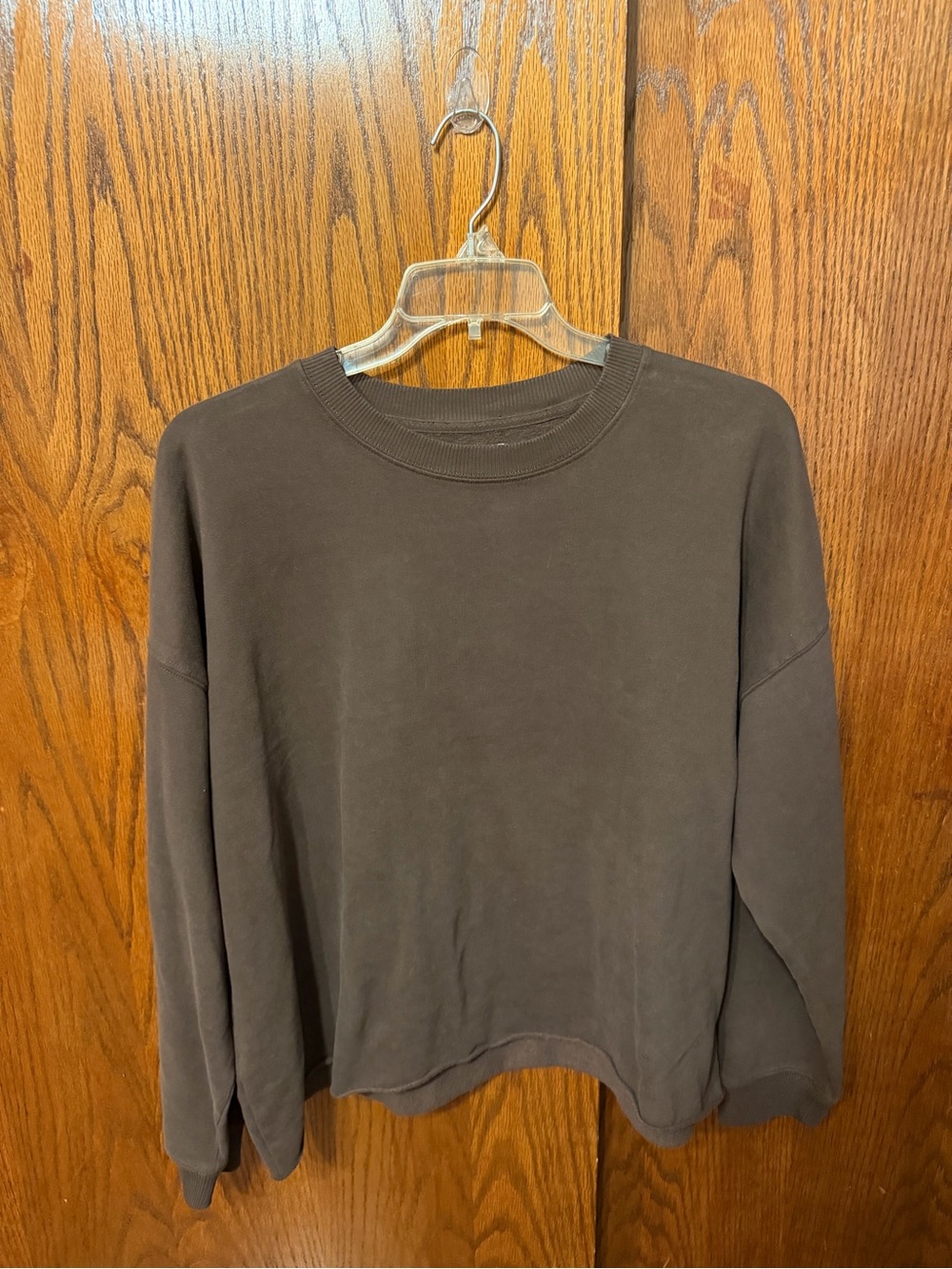 American Eagle Outfitters Brown Crewneck Sweatshirt